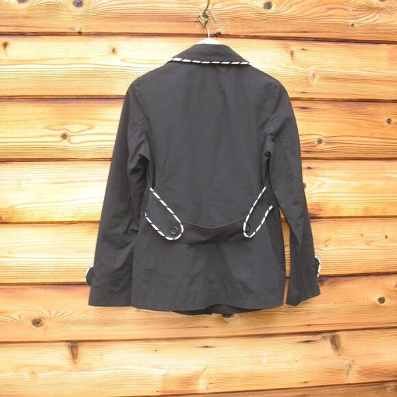 Maje Double Breasted Trench Jacket - Picture 5 of 9